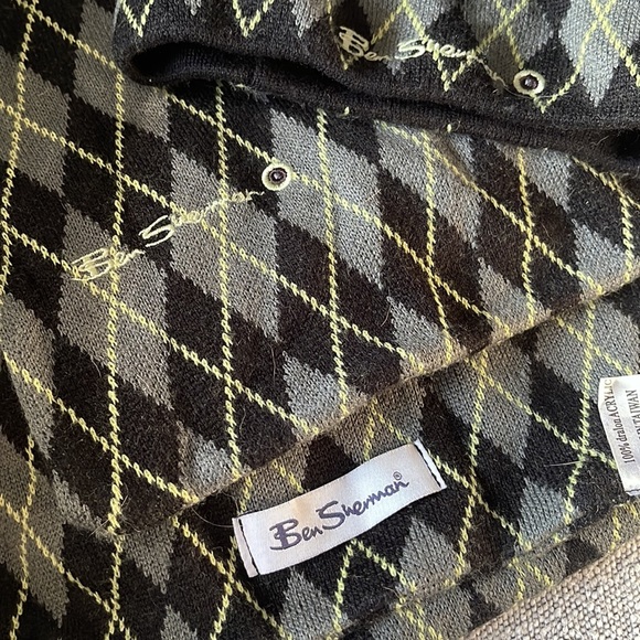 Ben Sherman Argyle hat/scarf set. New without tags! - Picture 2 of 3